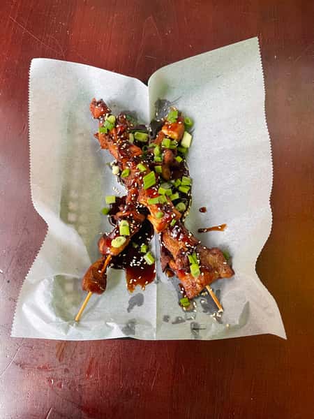 teriyaki chicken skewers