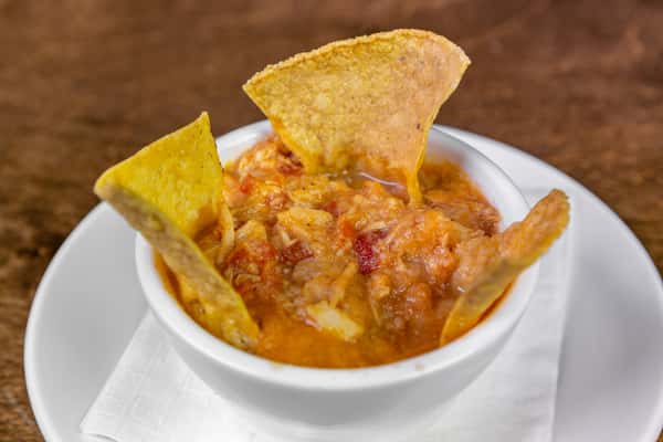 Cup of Chicken Tortilla Soup