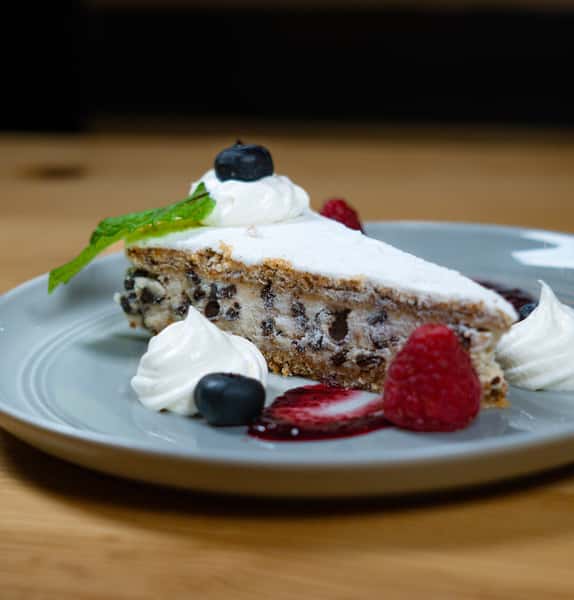 Cannoli Chocolate Chip Cake