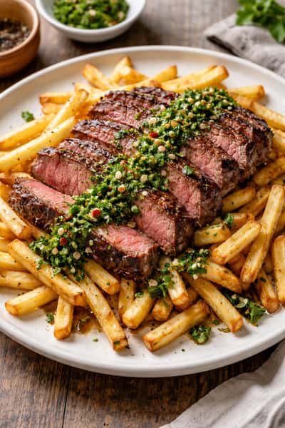 Steak Frites with Chimichurri
