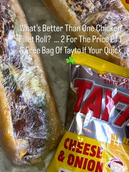 2 For The Price Of 1 and a Free Bag of Tayto If Your Quick … Only On @ubereats @ubereats ☘️ #london #irishfoodie #spicebag #uber #delivery