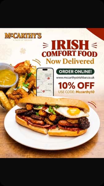 10% Off Online www.mccarthysirishbar.co.uk Brixton & Tooting
#tooting #balham #spicebag #wimbeldon #irishfood