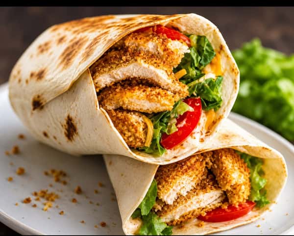 Chicken Fillet Wrap Available @marketplacefoodhall ☘️#lunch #london #irishfoodie #chicken
