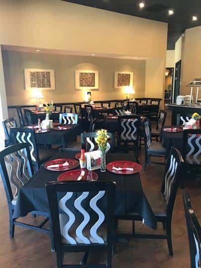 tables and chairs