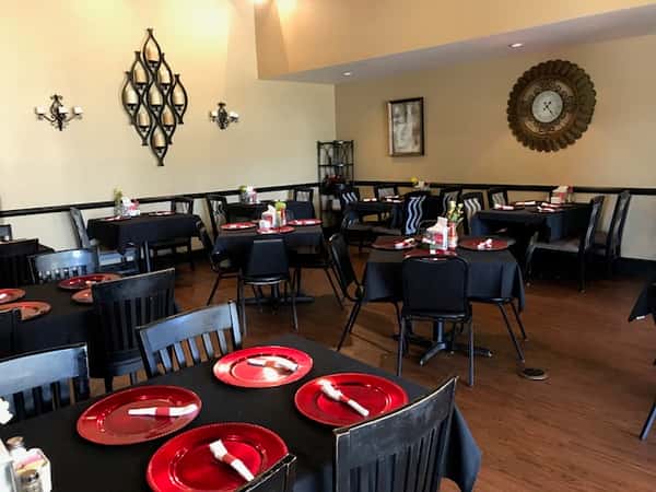 tables and chairs