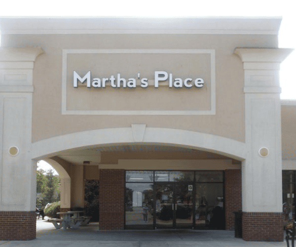 front view of martha's place