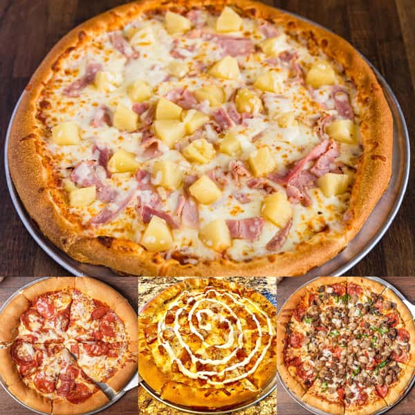 TWO LARGE 2-TOPPING PIZZAS SPECIAL