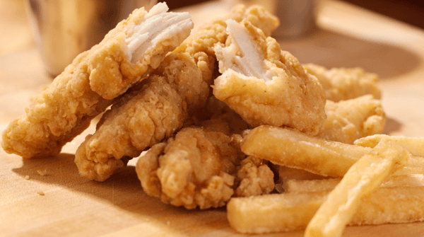 chicken fingers and fries