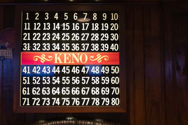 lit up numbers board