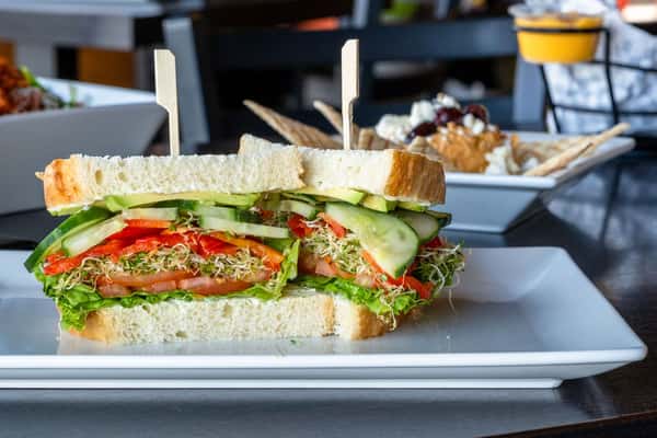 Tea Time Veggie Sandwich