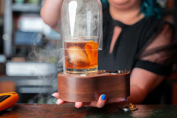 Cocktails Served Smoked