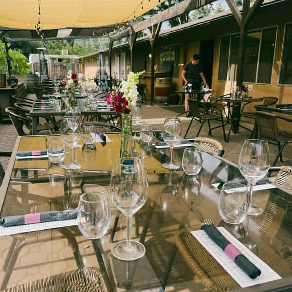 Our outdoor patios are the perfect place for private events.