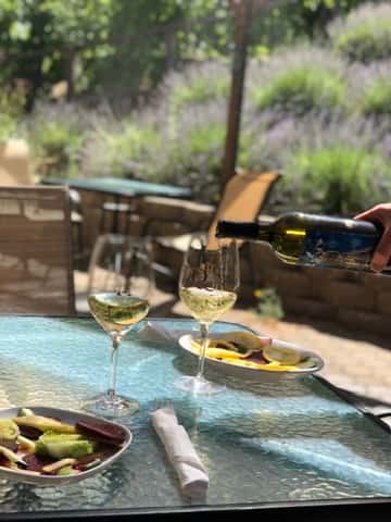 Enjoy a wine tasting and seasonal special dishes.