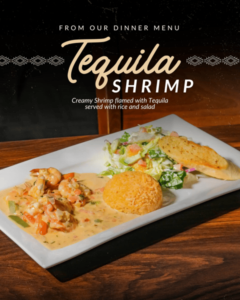 Tequila Shrimp **