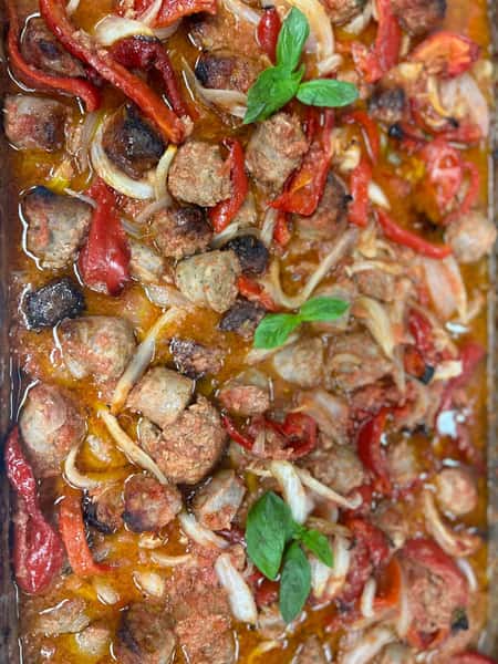 Italian Sausage, Peppers & Onions