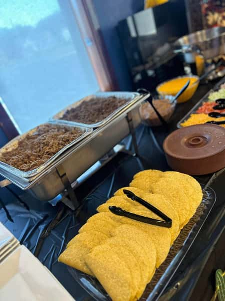 Taco Bar Set Up