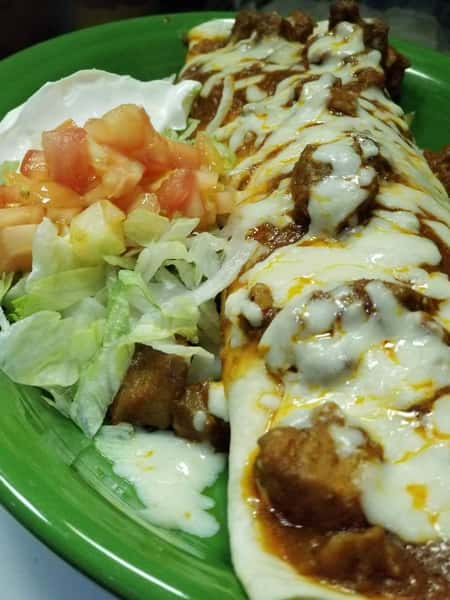 Spicy Burrito - Burritos - Laredo Mexican Restaurant - Mexican ...