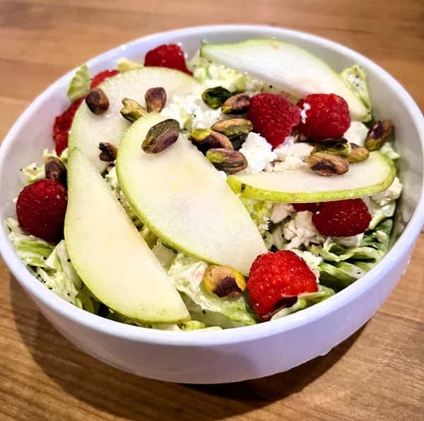 Side Pear Raspberry Salad