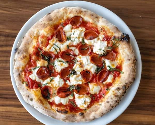 Hot Honey Pepperoni Pizza