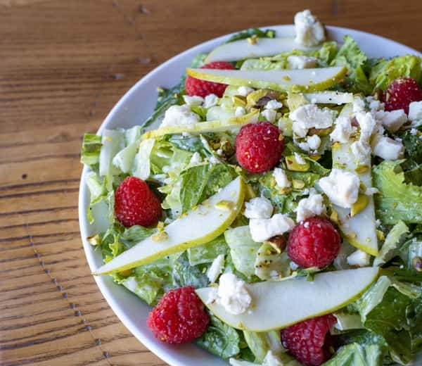 Entree Pear Raspberry Salad