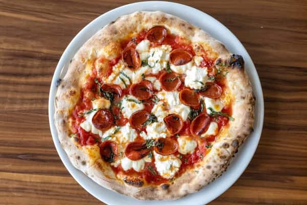 Hot Honey and Pepperoni Pizza