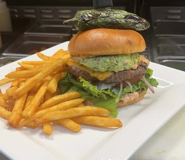 Guacamole Jalapeno Burger