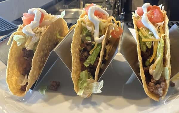 Crunchy Ground Beef Tacos