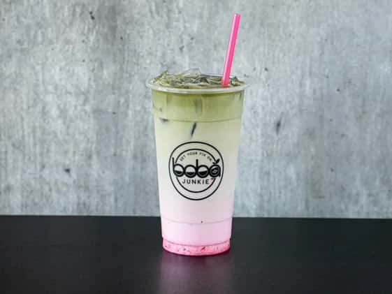 Strawberry Matcha Latte