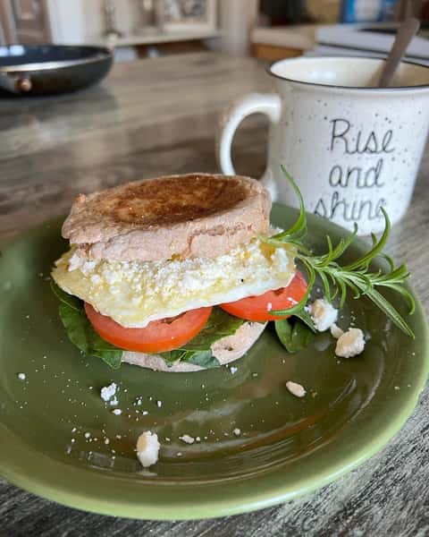 Mediterranean Breakfast Sandwich