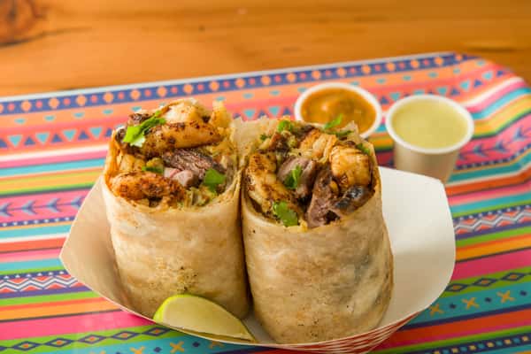 Surf N Turf Burrito
