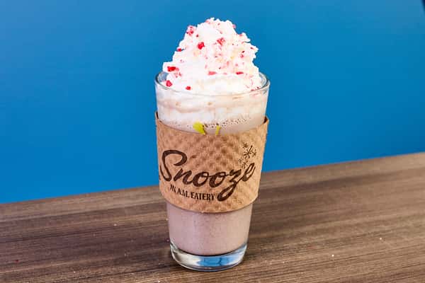 Spiked Peppermint Hot Chocolate