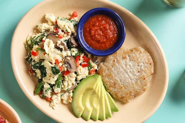 Protein & Veggie Egg White Scramble