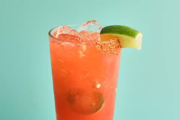 Spicy Strawberry Morning Marg