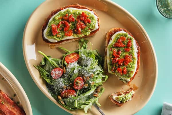 Whipped Cottage Cheese Toast