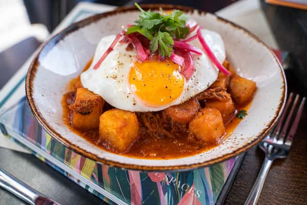 Red Chile Pork & Eggs