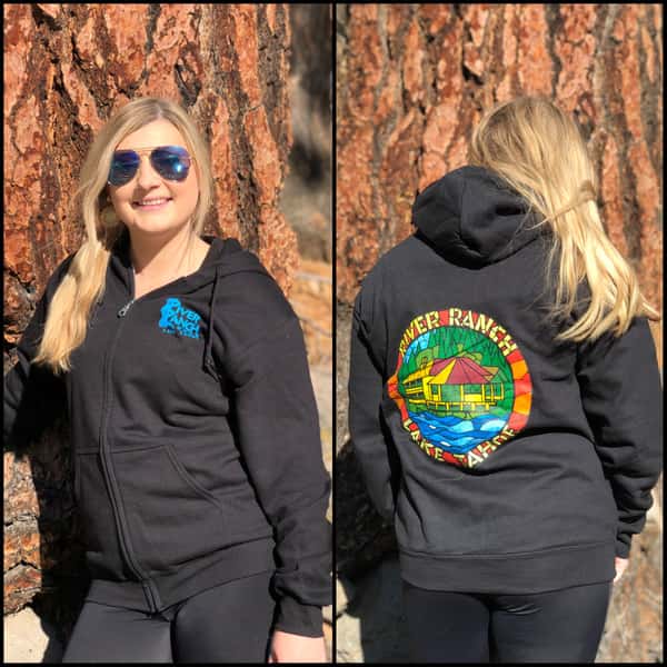 Black Mosaic Full Zip Hoodie
