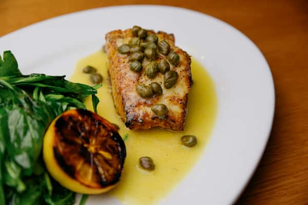 sea bass piccata