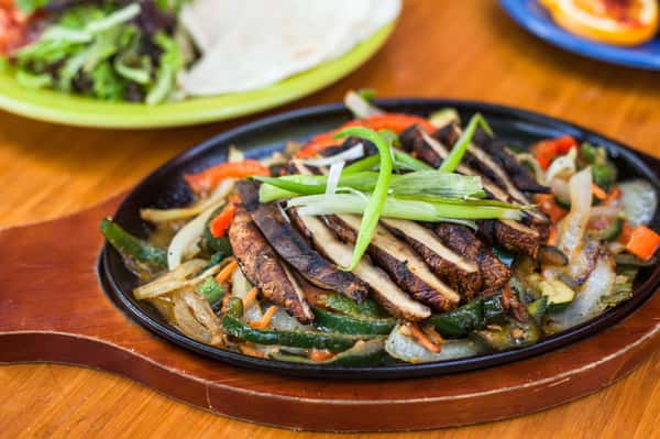 portobello mushroom fajitas