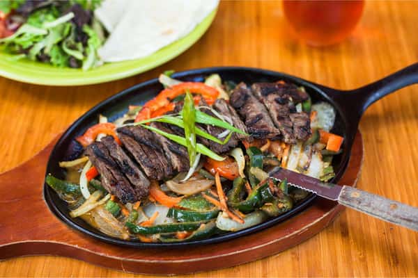 steak fajitas
