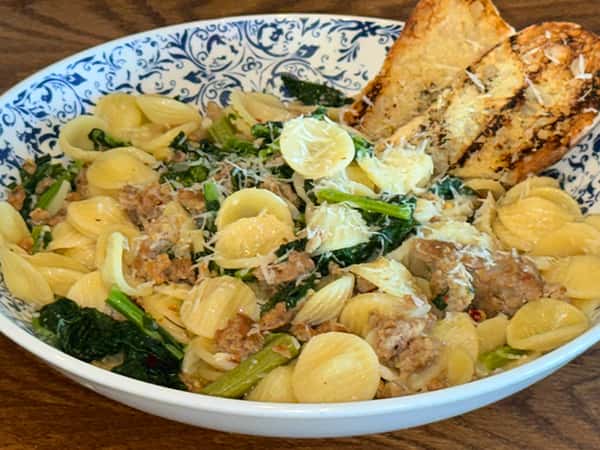 Orecchiette with Sausage & Rapini