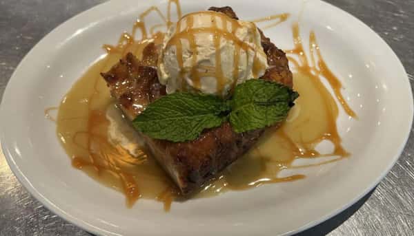 White Chocolate Bread Pudding