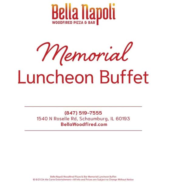 Memorial Banquets at Bella Napoli