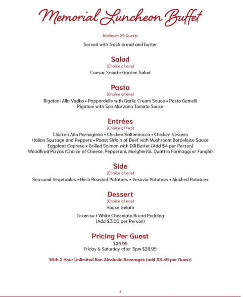 BellaNapoli_MemorialLuncheonMenu