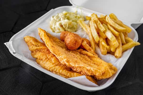 2 Piece Catfish Dinner