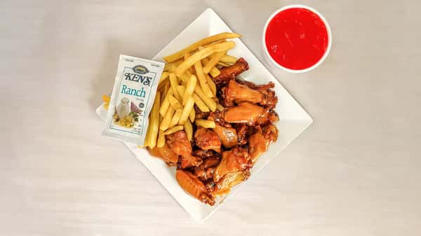 20 Piece Wing And Fries