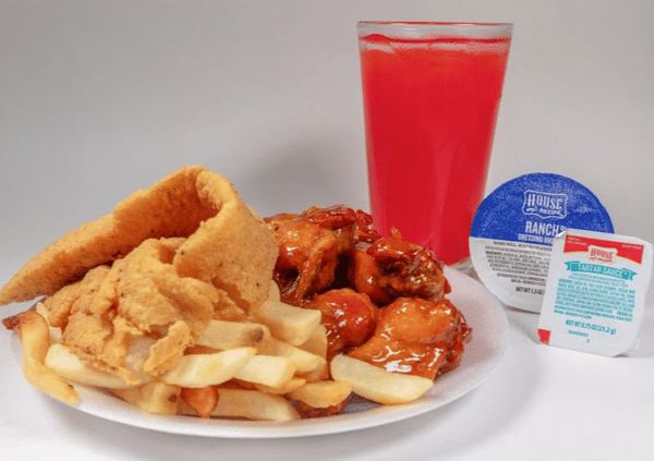 #8 (2 Catfish + 6 Wings)