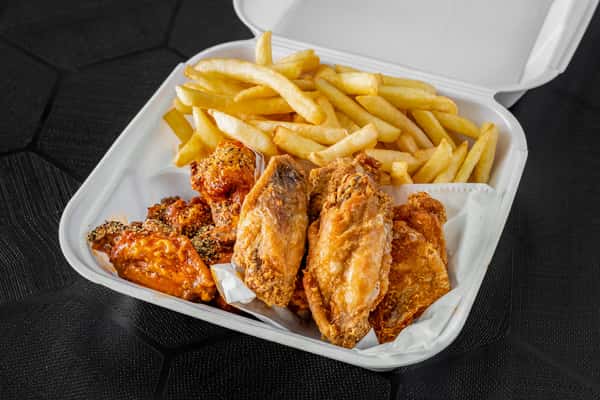 8 Pcs Wings/Fries