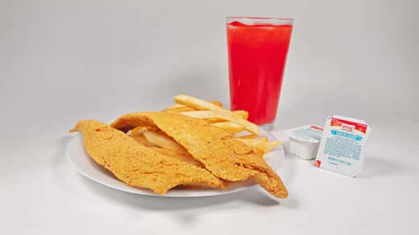 2 Piece Pantrout + Fries + Drink