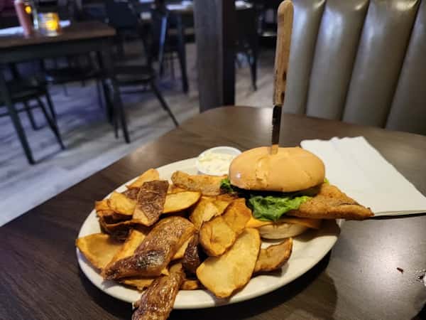 Walleye sandwich