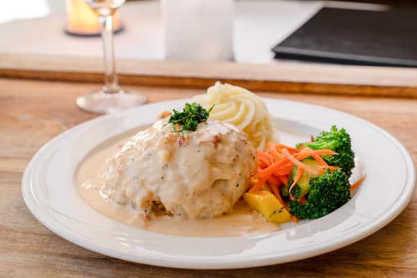 Seafood Stuffed Haddock